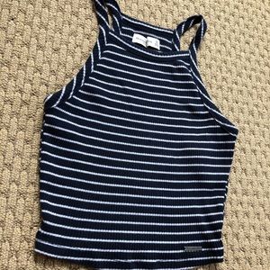Abercrombie stripped halter top